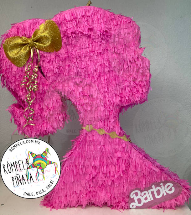 Piñata Barbie Tipo Tambor